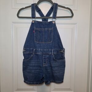 Levi’s Denim Girls shortalls Sz L 12/14